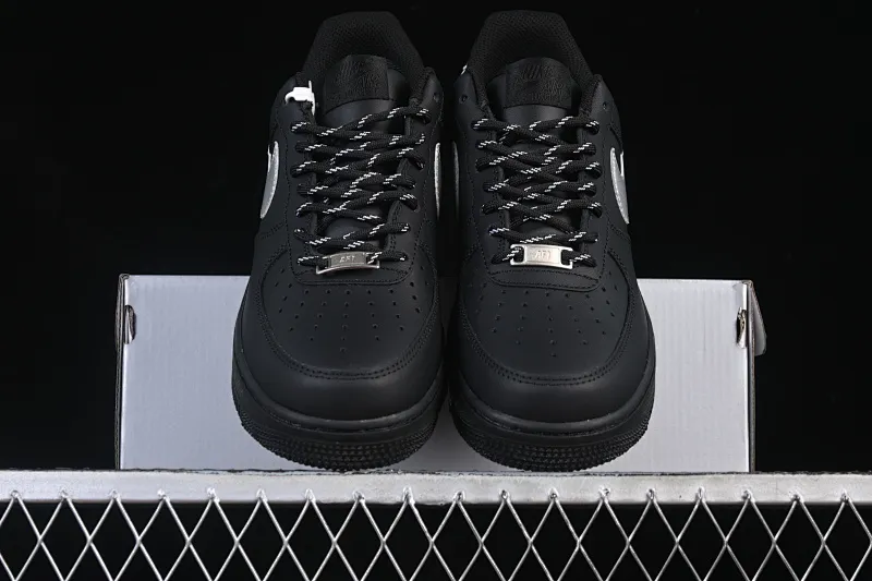 All Categories Nk Air Force 1 Air Force Series Nk Air Force 1 Low Air Force Low Nike Air Force 1'07 Low Black Silver Warrior Air Force One Low Casual Shoes ZH0316-125